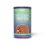 Zelthy Vegan Protein 480 g tub, chocolate & hazelnut
