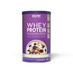 Zelthy Whey Protein Isolate 450 g tub, cookies & cream