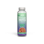 Zelthy Vegan Protein single-serve bottle, chocolate & hazelnut