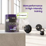 Zelthy Creapure® creatine increases physical performance in short, high-intensity exercise, with 3 g daily